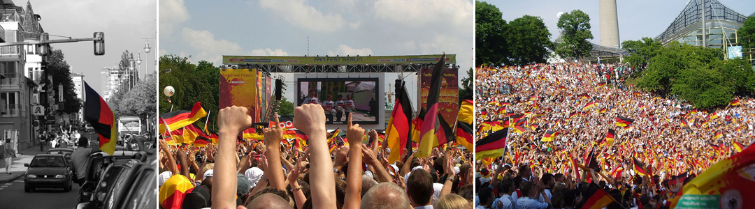 Mithilfe gesucht: Public Viewing in Deutschland während der WM 2010